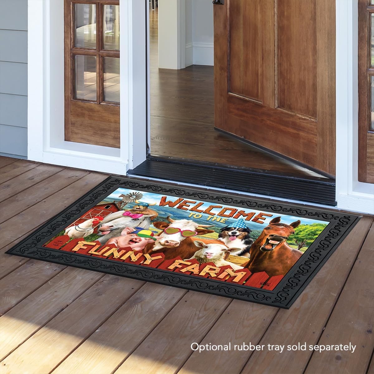Briarwood Lane Funny Farm Summer Doormat