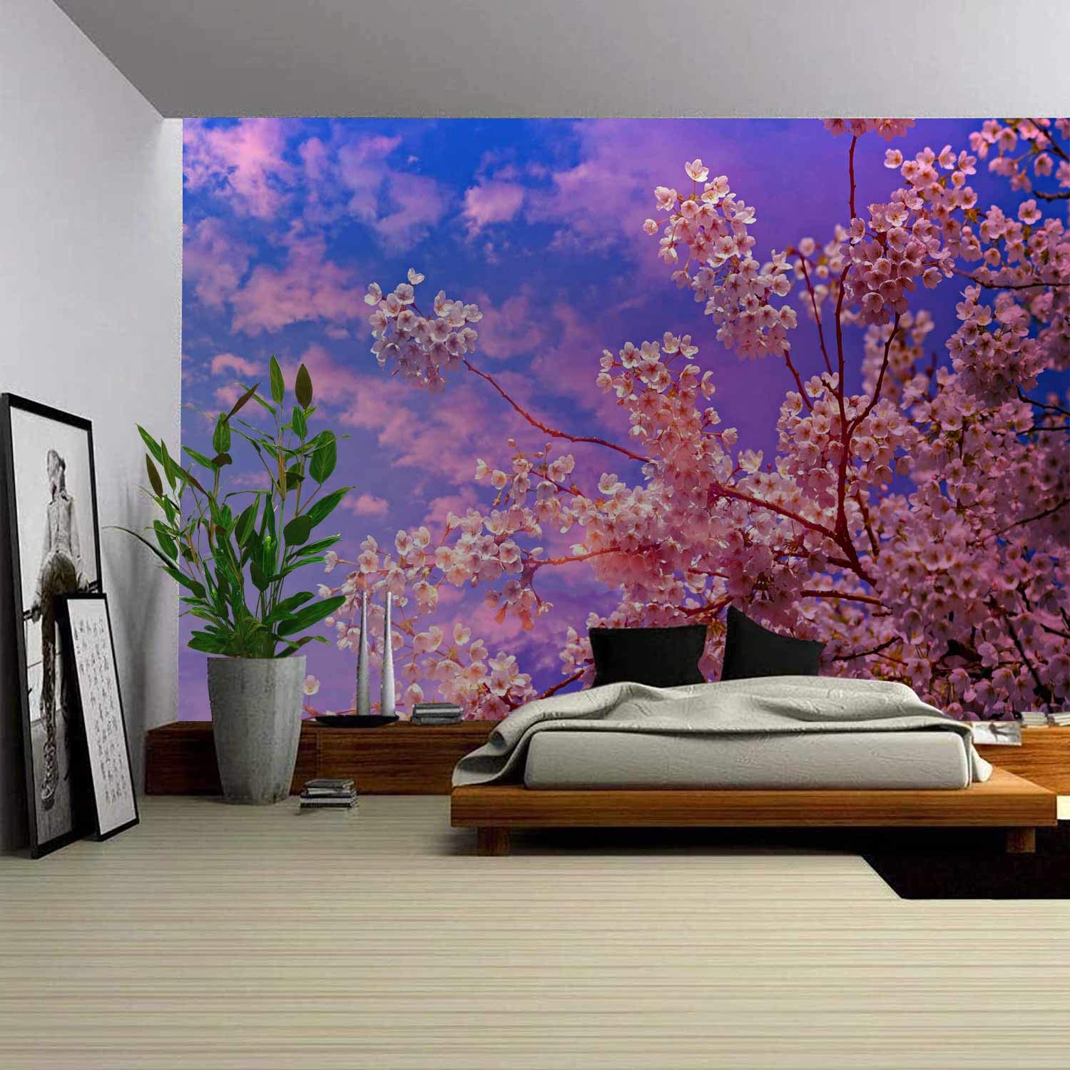 Annery Mural de pared 3D de viaje, bosque lluvioso, río, montañas rocosas, paisaje, pino, multicolor, calcomanías de pared para dormitorio de niñas, 48 x 70 pulgadas de ancho