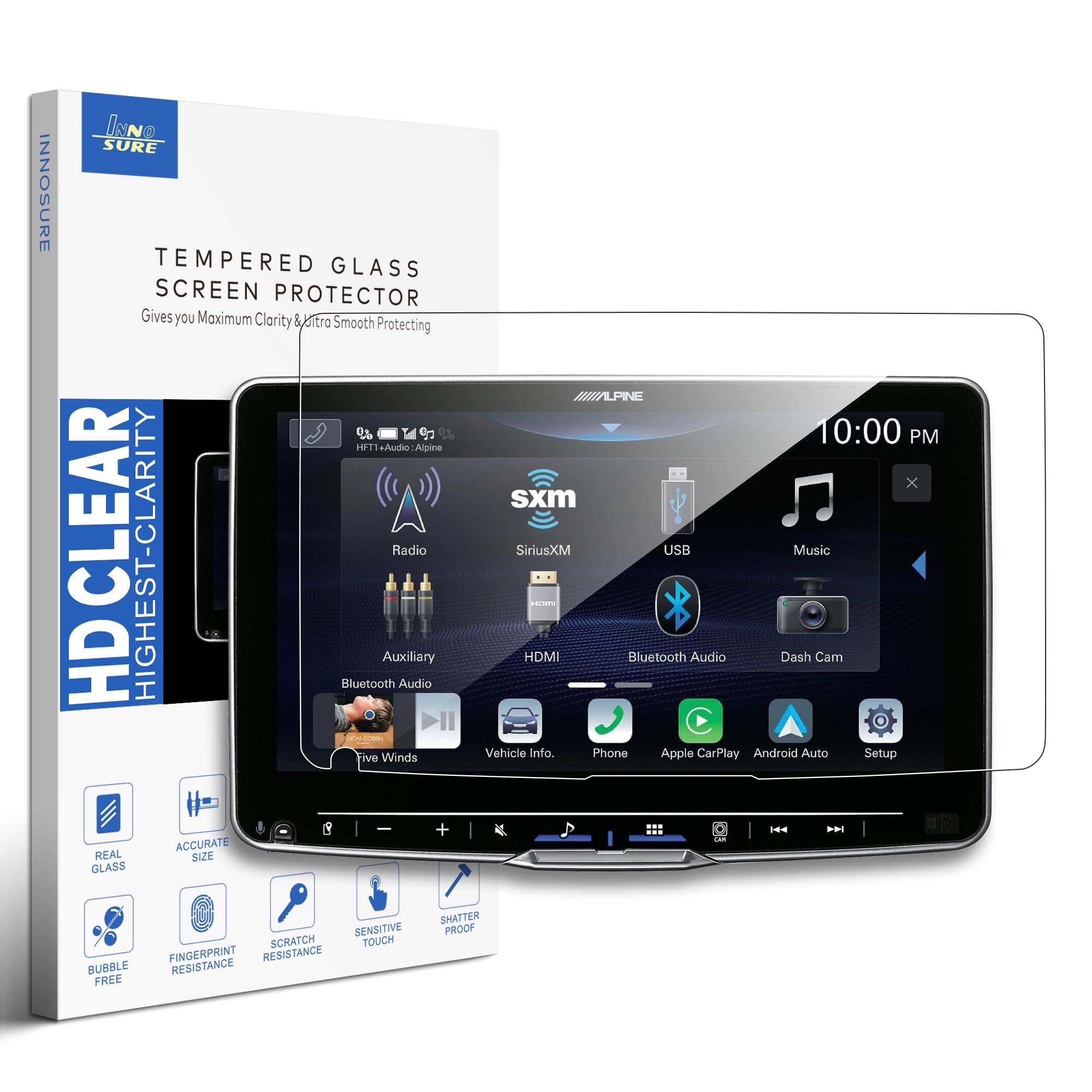Protection écran Alpine iLX-509 pour voyager sans rayures