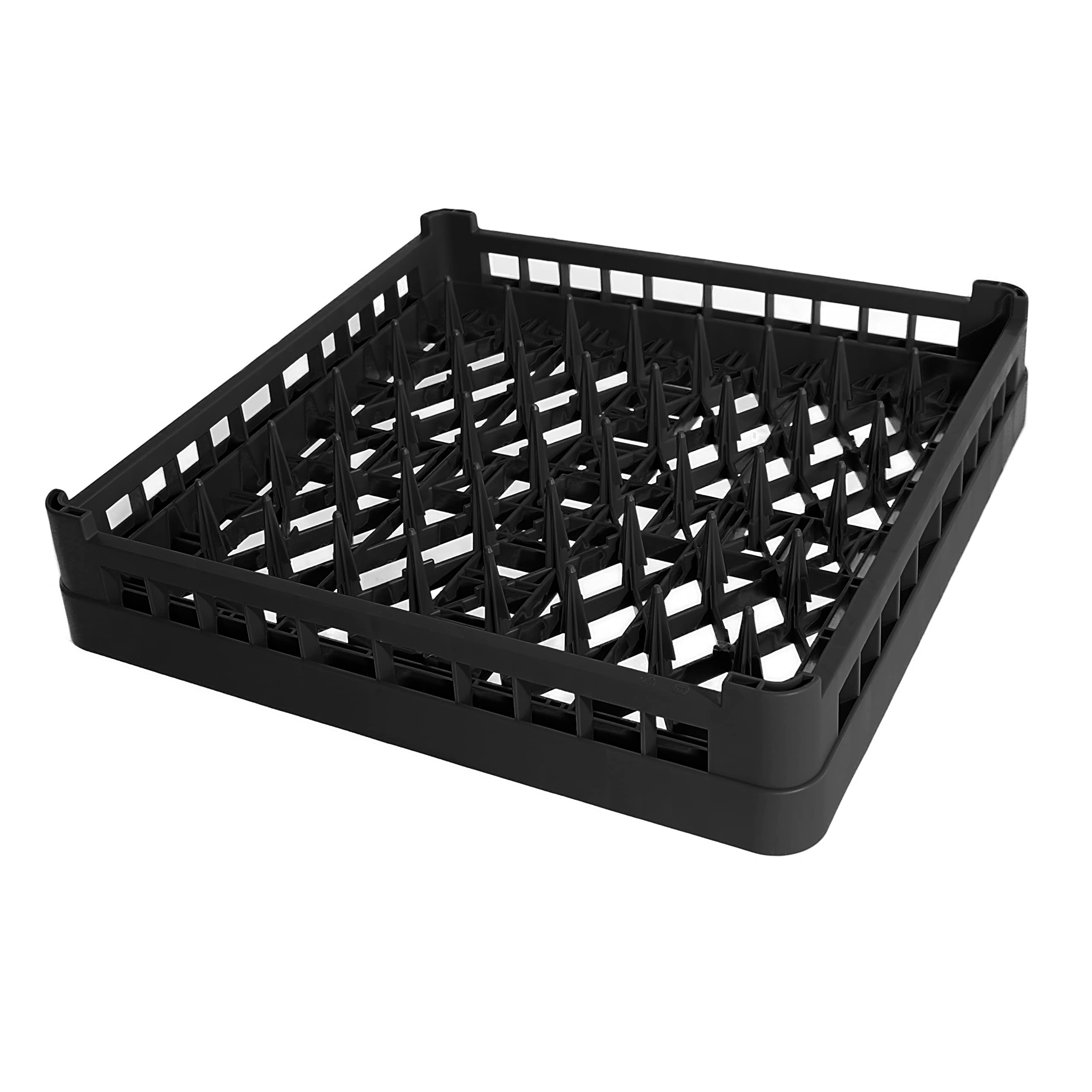 Harfield Black Plate Dishwasher Rack Pegged 50X50x10.5cm Commercial Kitchen