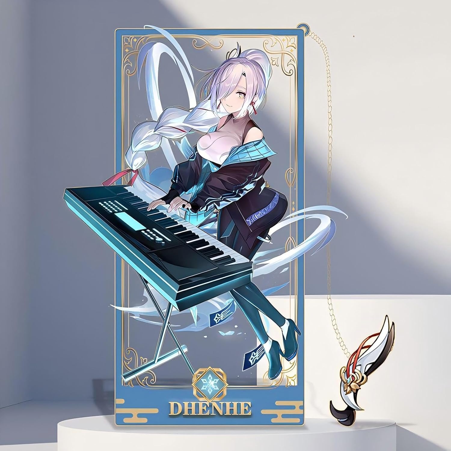 Bookmark for Genshin Impact Wriothesley, Cartoon Figures Printed Bookmarks Cards Game Figure Book Marks, Women Men Friends Book Lovers Readers Gifts (Wriothesley)