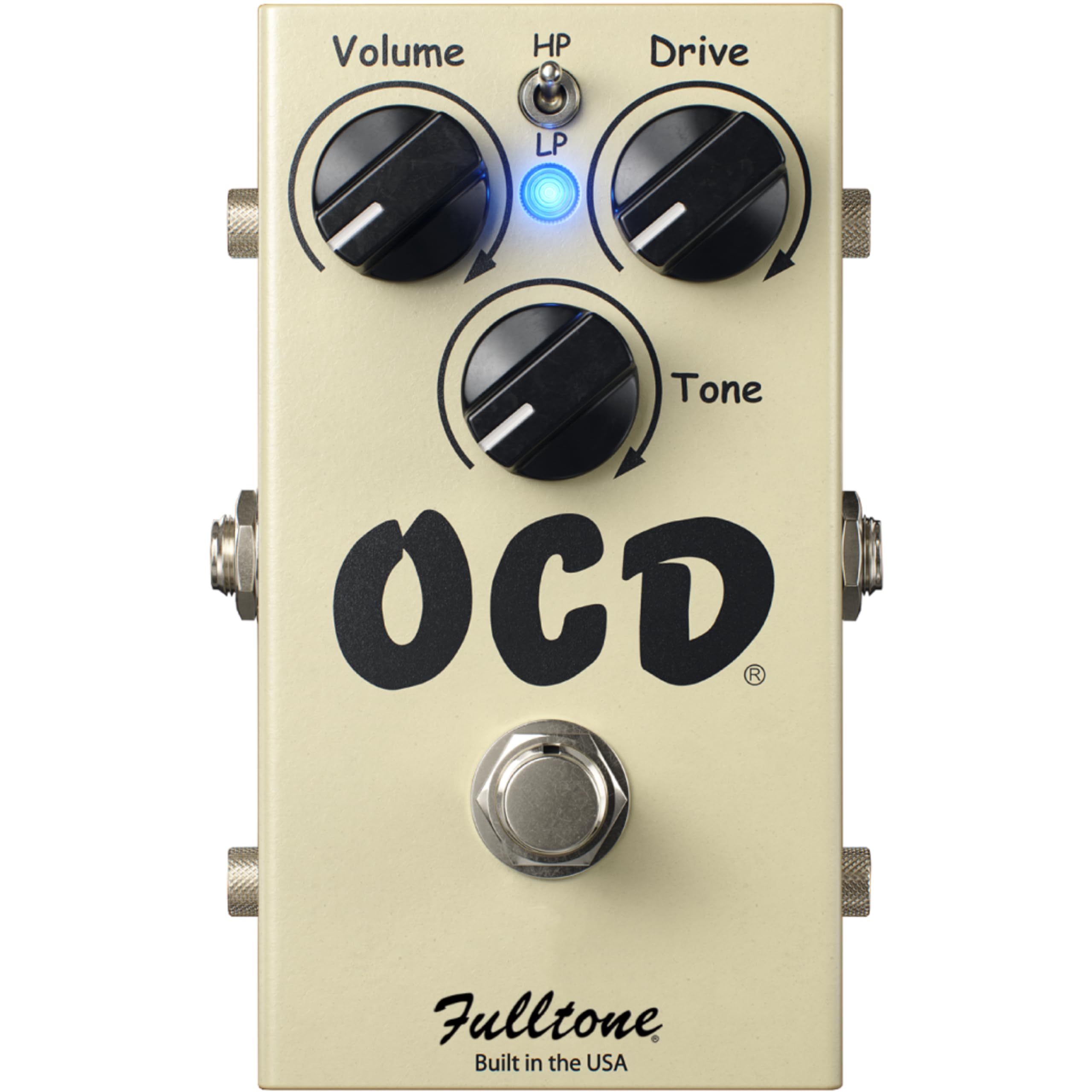 Fulltone OCD Overdrive Pedal connected to a guitar and amplebih hidup