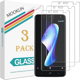 MOOKLIN [3 Piezas] BQ Aquaris V Plus Protector de Pantalla, [Anti-Rasgu?os] Film Protector de Pantalla para BQ Aquaris V Plus Cristal Vidrio Templado Premium