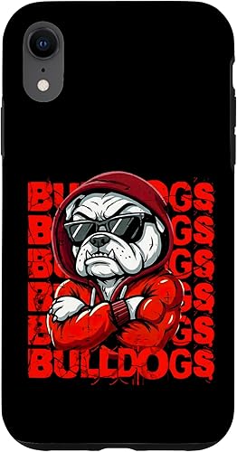 Retro Bulldogs Gifts for Men Women Boys Girls Kids T-Shirt Case for iPhone XR