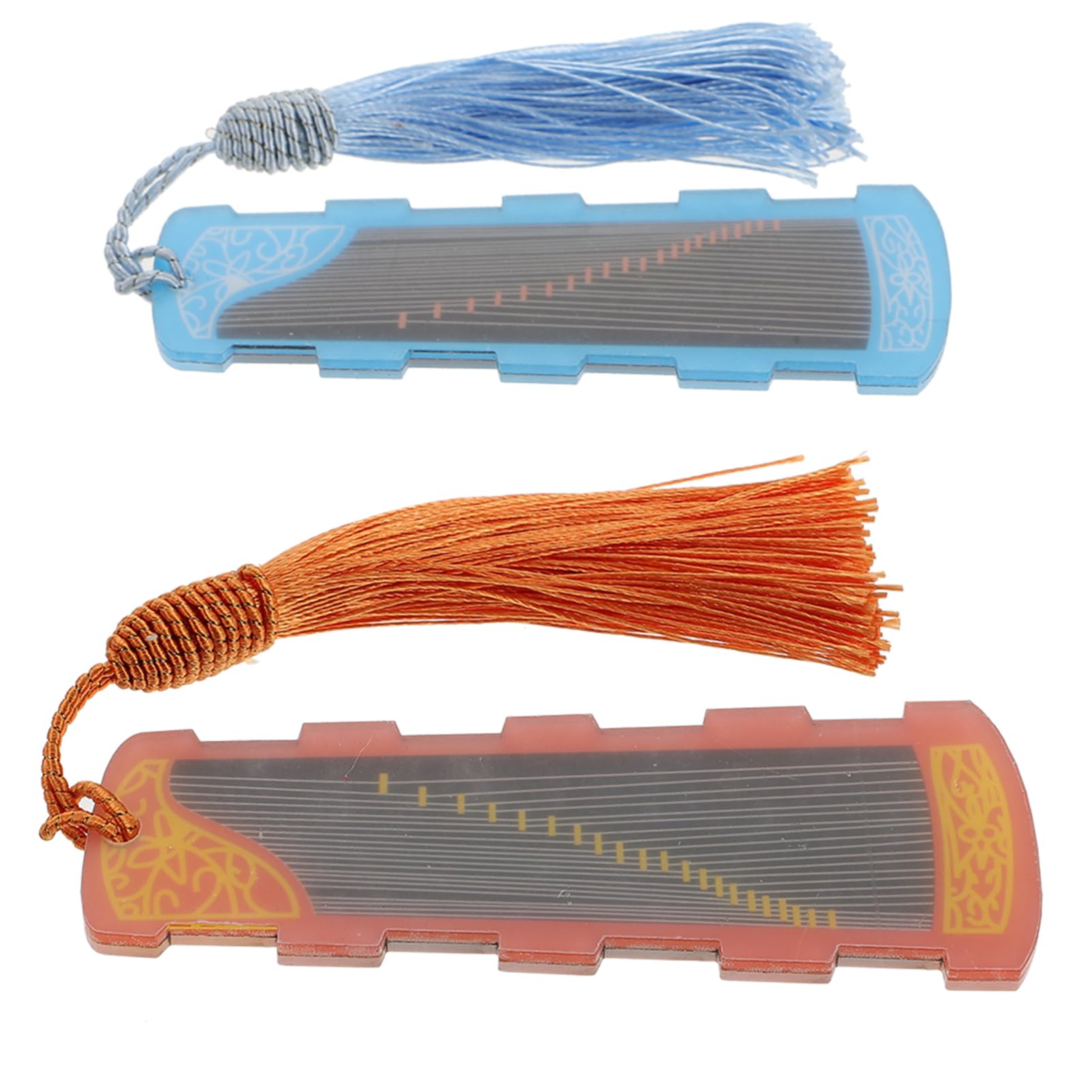 CIMAXIC 2Pcs Wrapped Nail Card Storage Holders for Guzheng and Pipa Picks and Convenient Practical Design for Easy Pick Organization