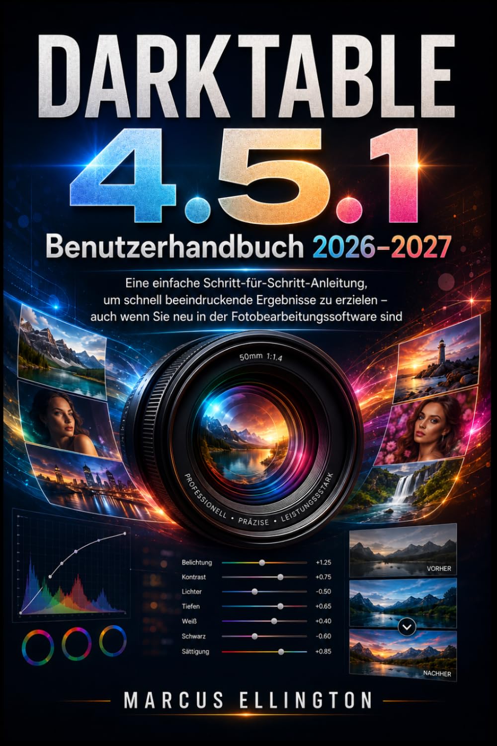 DARKTABLE 4.5.1 Benutzerhandbuch 2026-2027: Einfache Schritt-für-Schritt-Anleitung für schnelle und schöne Ergebnisse, auch wenn Sie noch keine Erfahrung mit Fotobearbeitungsprogrammen haben.