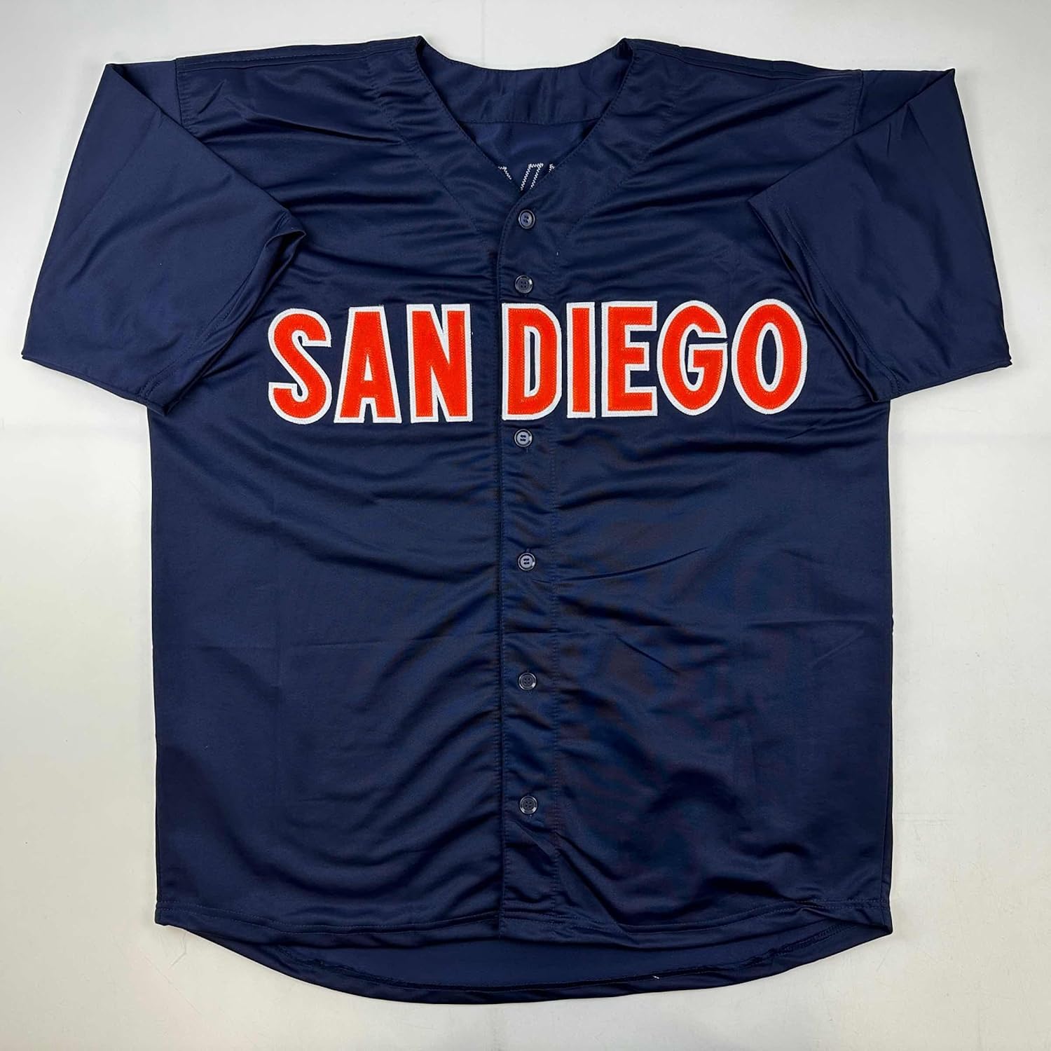 Facsimile Autographed Tony Gwynn San Diego Blue Reprint Laser Auto Baseball Jersey Size Men's XL