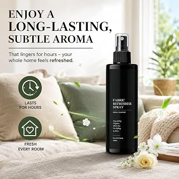 Long-Lasting Fabric Refresher and Room Spray,Fabric Air Freshener Spray,Pet-Friendly Formula,Long-Lasting Fresh Scent for Curtains, Rugs, Bedding & Clothes (1pc)