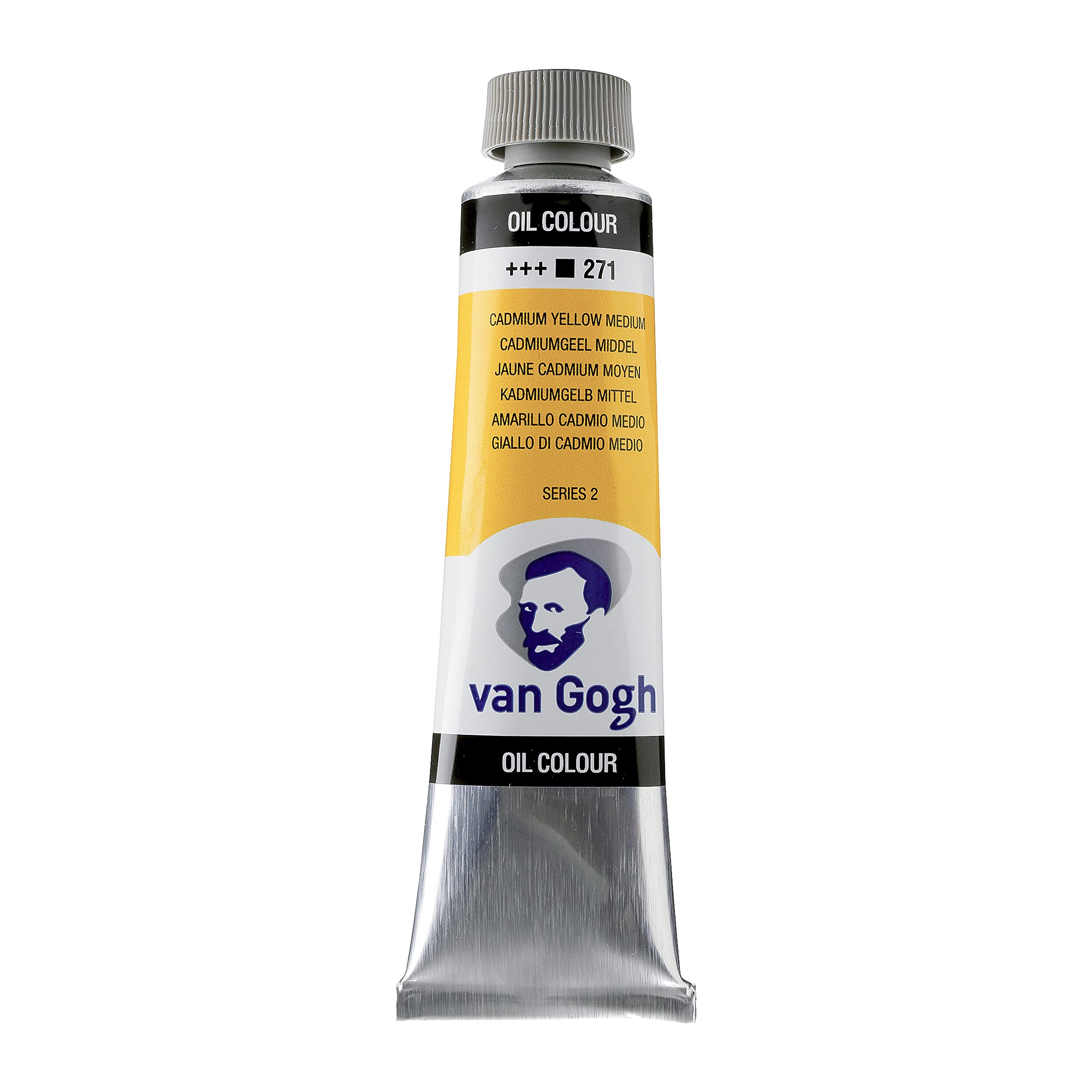 Van Gogh Oil Colour Paint, 40ml Tube, Cadmium Yellow Medium 271 โ image 1