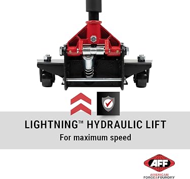 AFF 2 Ton Floor Jack - Long Chassis Low Profile Car Jack - Lightning Lift Hydraulic - Super Duty