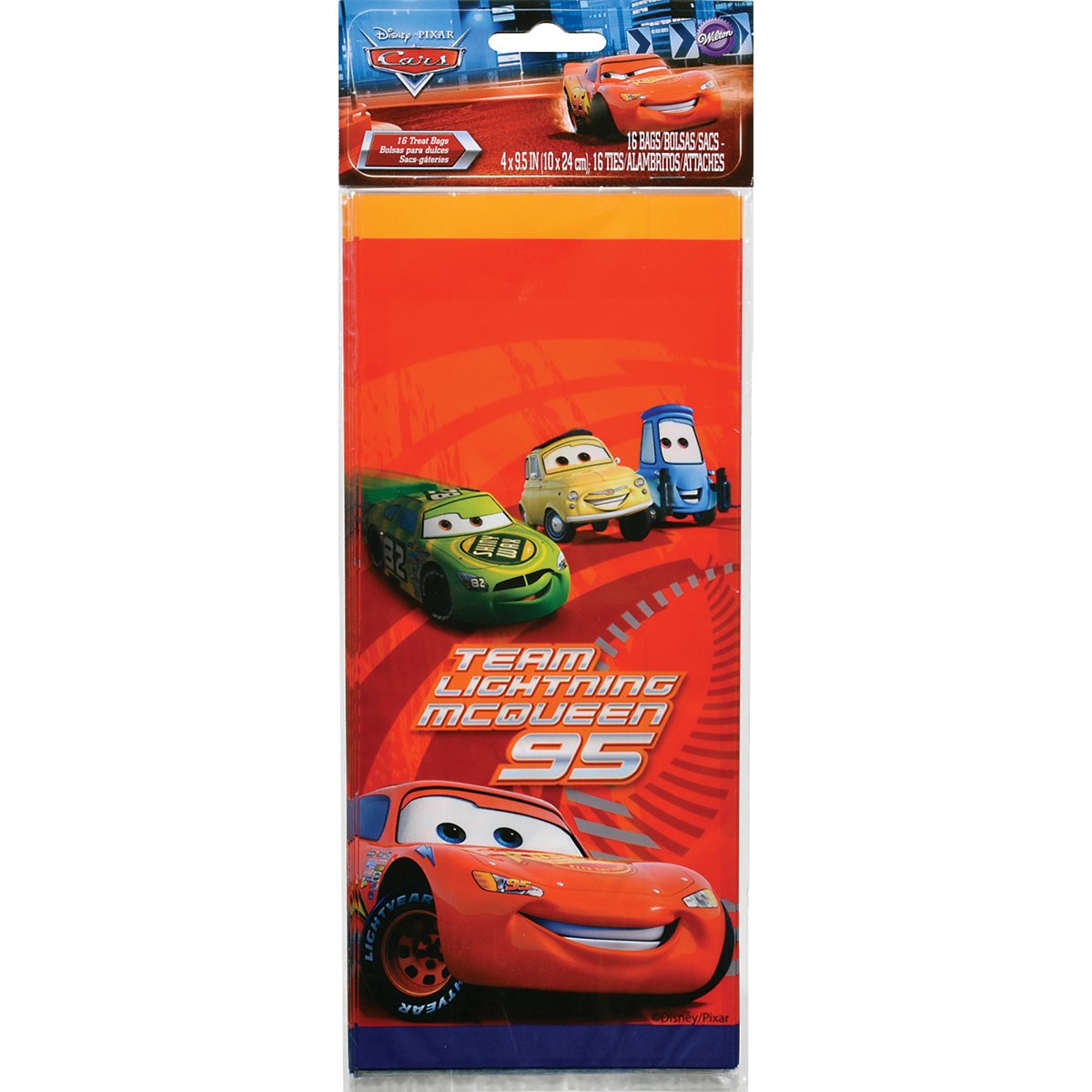 Wilton Cars Piston Cup Treat Bags (16 Pack), 4