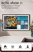 Amazon Echo Show 21: Largest 21" Full HD Smart Display with Fire TV, Alexa Kitchen Hub, Video Calls & Home Control