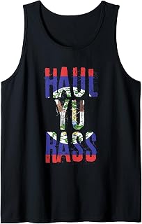 Haul Yu Rass Belizean Creole Kriol Belize Flag Tank Top