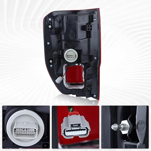 Miniatura 4 de Conjunto de lámpara trasera LED con punto ciego (módulo no incluido) compatible con Ford Ranger 2019-2023 lado derecho del pasajero KB3Z-13404-G