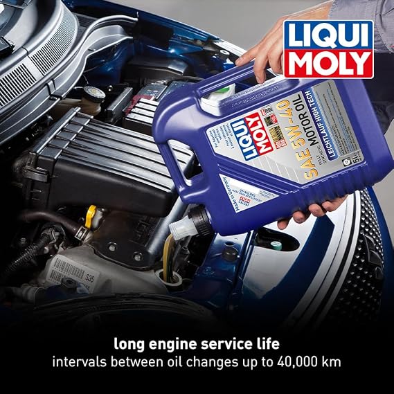 Liqui Moly Leichtlauf High Tech SAE 5W-40 | 5 L | Synthesis Technology Motor Oil | SKU: 2332