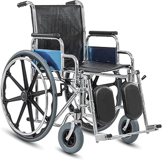 KosmoCare Metal Calf Support and Elevating Footrest Comfy Wheelchair Price In India