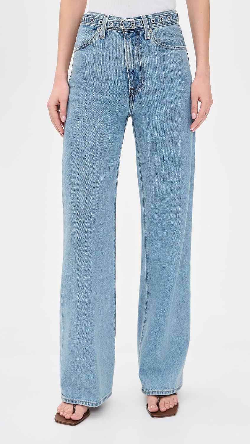 Levi's Womens Ribcage Wide Leg Belted