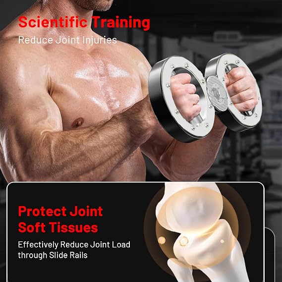 Arm Training Wheel, Hand Trainer and Forearm Trainer, Adjustable Arm Trainer for Wrist, Shoulder & Chest, Punch Speed Trainer and Martial Arts Arm Strength Device