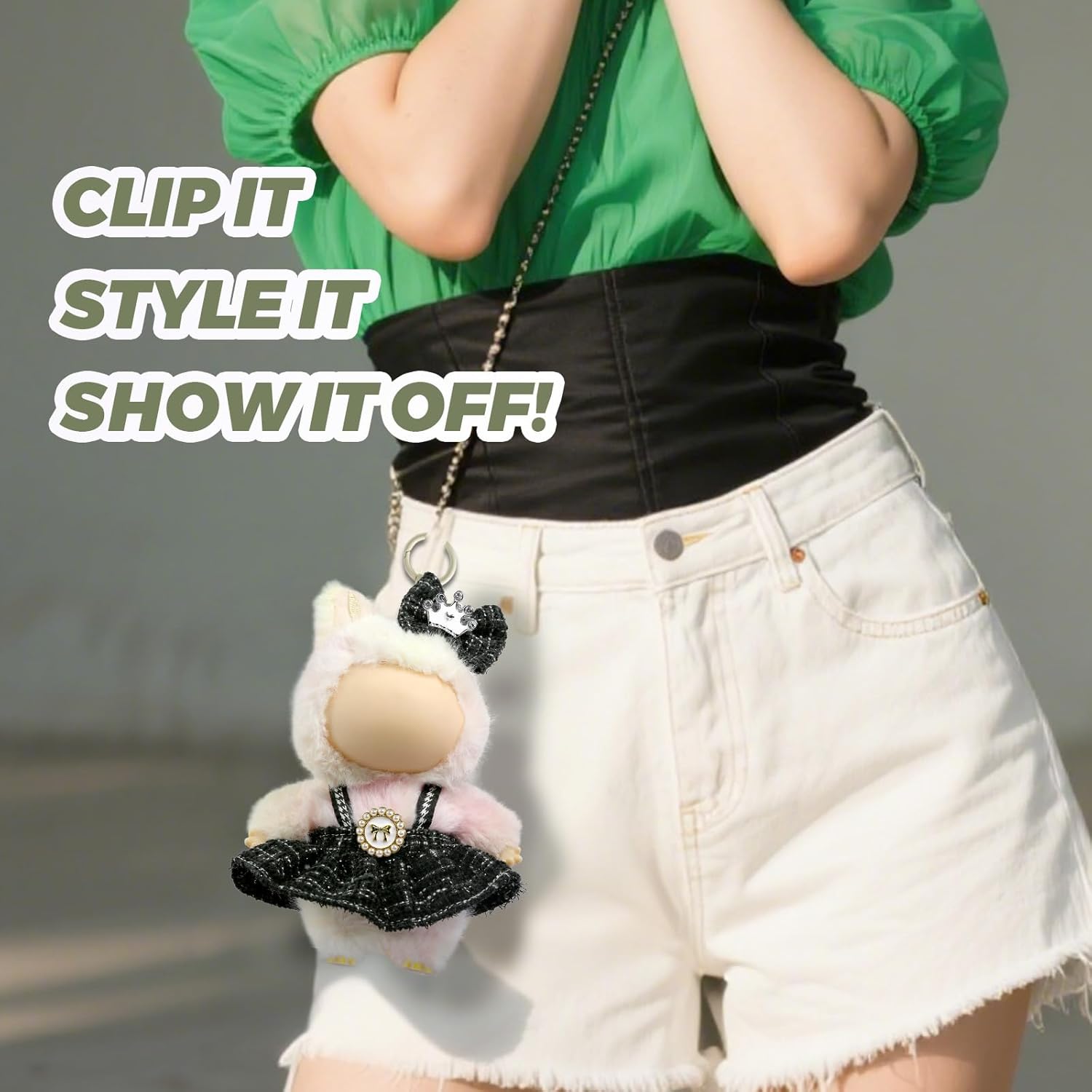 Clothes for LABUBU Doll (NO Doll),Outfit for LABUBU,Clothes Set for LABUBU Dress Up,Accessories for LABUBU