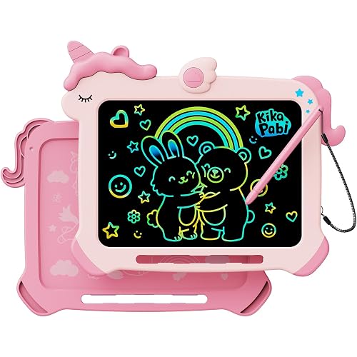8.5 inch LCD Writing Tablet for Kids, Unicorn Toys Gifts for Girls Aged 3-5, Toddler Girl Kids Educational Travel Toy, Birthday Gift for 3 4 5 6 7 8 9 Year Old Girl (Pink)