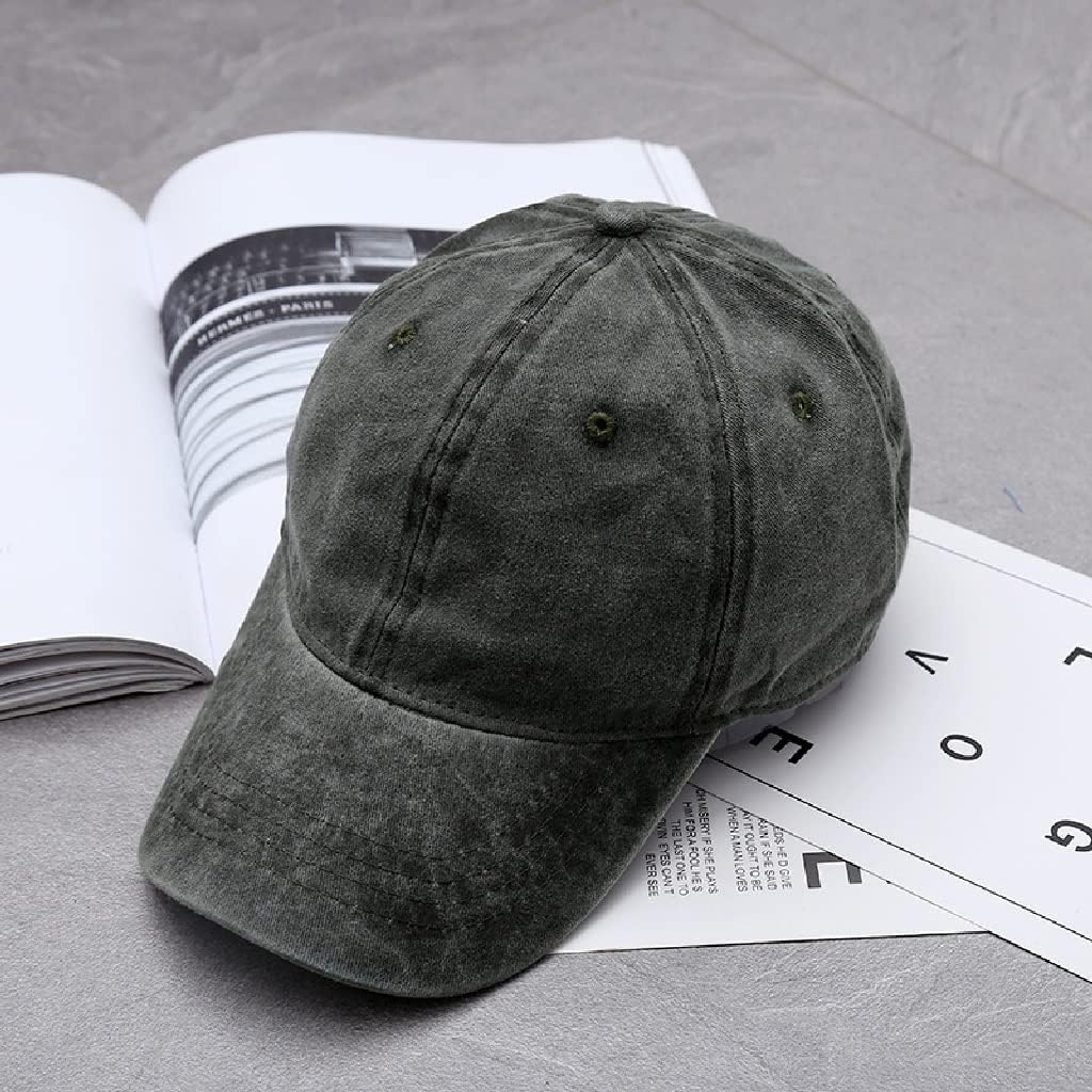 Hip Hop Baseball Cap Papa Hats Cotton Washable Adjustable Golf Caps Women Men Sun Hat(D)