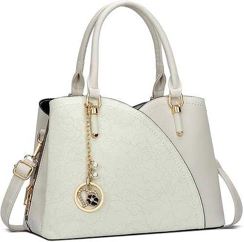 Miniatura 22 de KKXIU Monederos y bolsos de mano con triple compartimento para mujer, bolso de mano con asa superior 5-verde,1-negro,1-Rosa,2-Azul,2-Olive,rosado