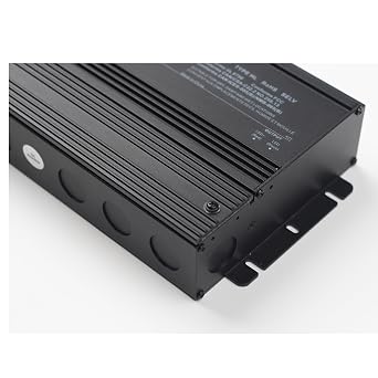 600W LED Driver 24V DC, 5-in-1 Dimmable LED Power Supply(Triac, 0-10V, PWM, Potentiometer), 110-277V AC Input, Flicker-Free Waterproof IP67 Power Supply, UL Listed Class P for Onyx Backlighting