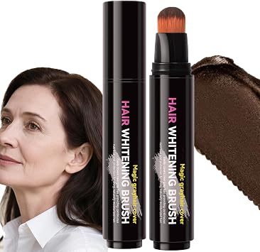 Hair Root Touch-Up Pen, Brown Temporary Hair Colour, 20 ml Precision Brush