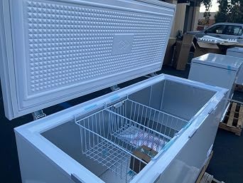 Commercial Freezer Chest freezer 18 cubic feet, 65 Length-Ice Cream freezer NSF Certified White Solid door w/Storage Baskets XF-562 dup1