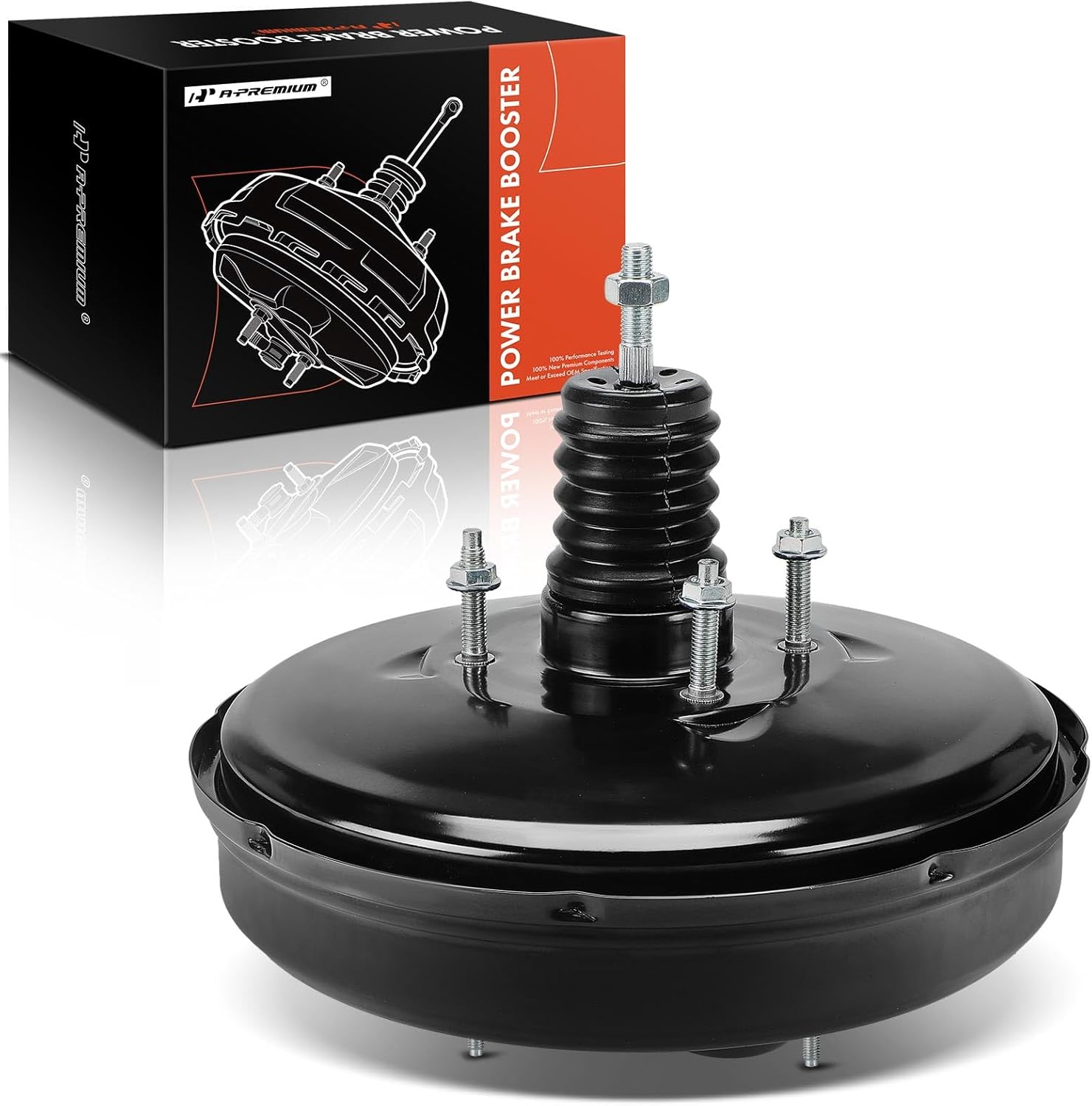 A-Premium Vacuum Power Brake Booster Compatible with Toyota Highlander 2004-2007 & Lexus RX330 2004-2006, RX350 2007-2009, Without Master Cylinder