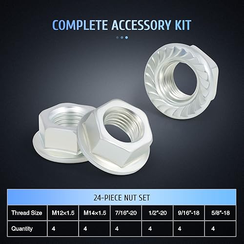 Miniatura 6 de Orion Motor Tech Kit de herramientas de extracción de cubo de rueda, amortiguador universal de cubo de rueda compatible con cubos de 5, 6 y 8