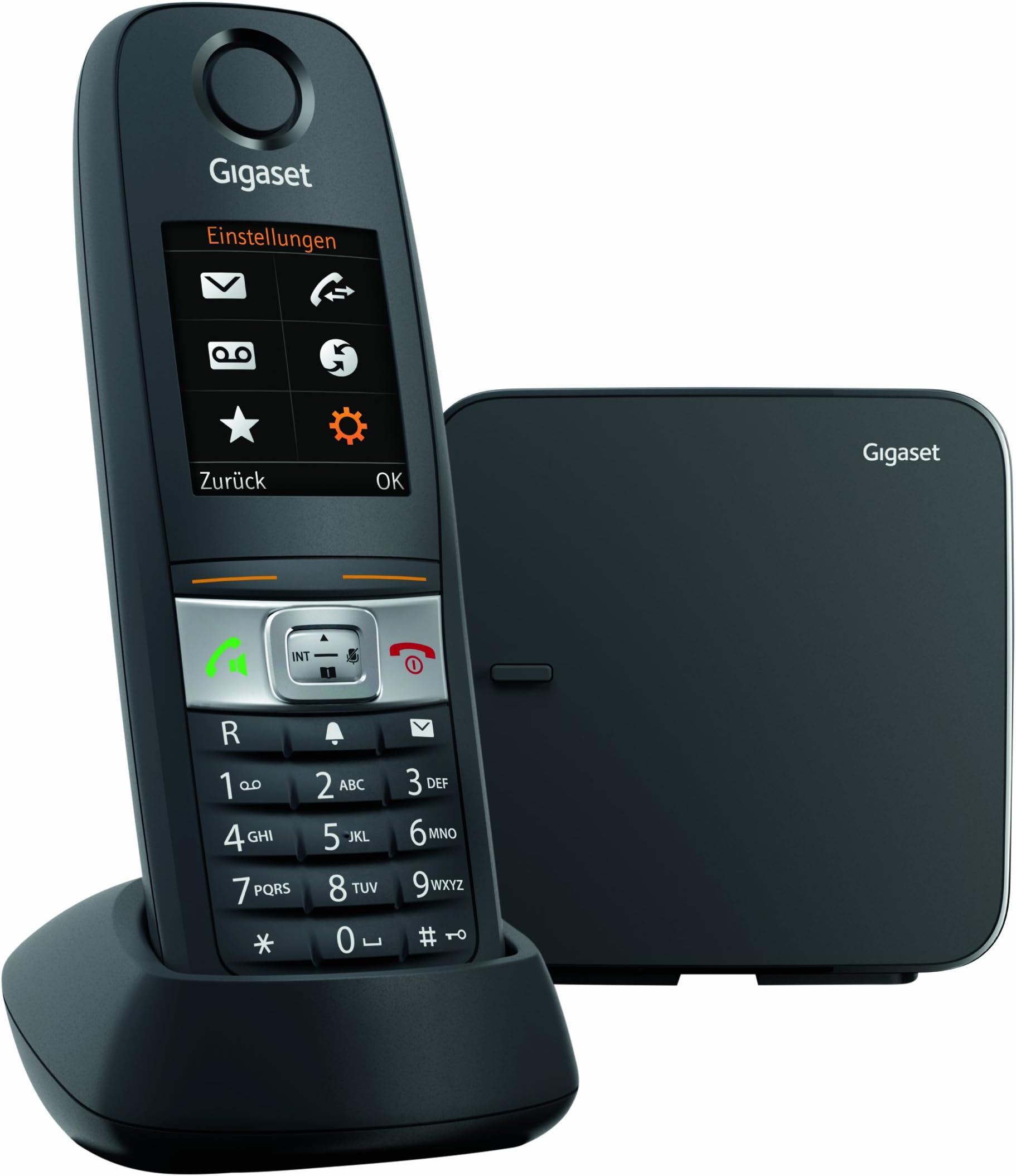 Gigaset COMFORT 550 A IP FLEX – Cordless VoIP E Analogico, Con Tre Segreterie, Display TFT 2.2", Vivavoce E Protezione Da Chiamate Indesiderate, Nero - 3