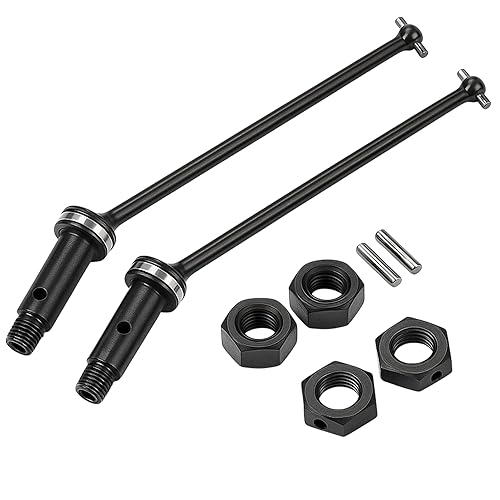 Metal RC Car Drive Shaft, 2Pcs Heavy-Duty CVD EA1061 Driveshaft