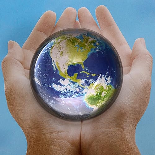 Miniatura 2 de Sumnacon Cúpula de lupa de cristal, cúpula de lupa de cristal de 4 pulgadas, pisapapeles funcionalfotografíadecoración, ayuda de lectura para