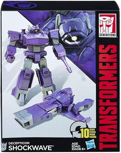 Miniatura 3 de Transformers Generations - Figura exclusiva de Cyber Battalion Class Shockwave