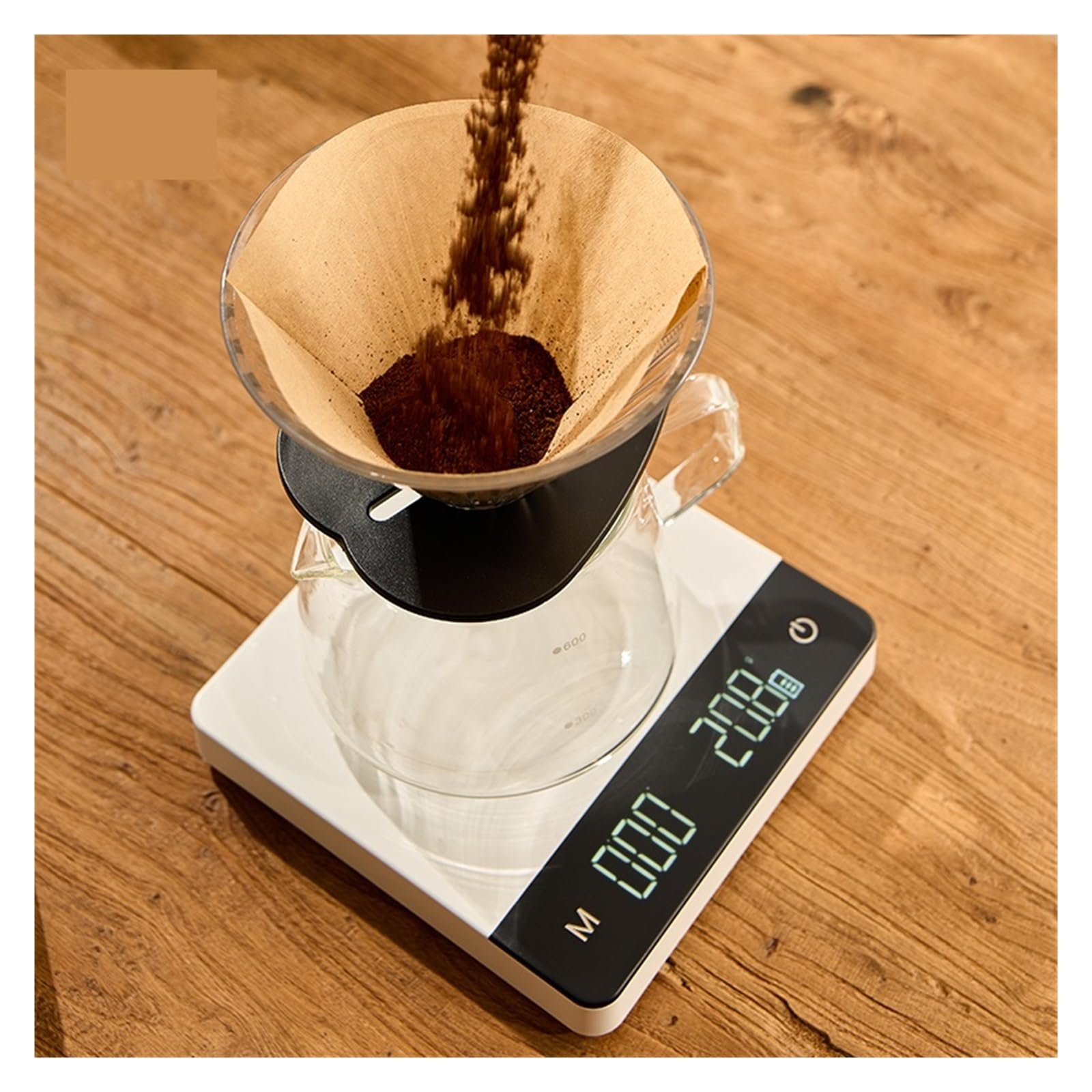 Balances numériques, Balance à café numérique, expresso de précision 0,1 g et verser sur(Prosecco -Black)