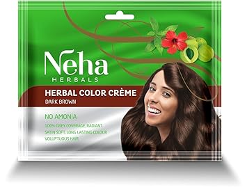 NEHA COLOR CREAME DARK BROWN 15ML (Pack of 10)