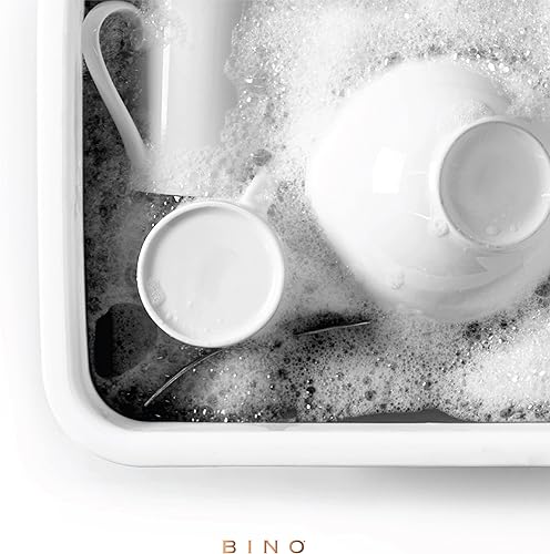 Miniatura 7 de BINO Lavabo plegable - Blanco  Tina portátil  Cocina  Camping  Fregadero  Artículos esenciales para el hogar  Viaje de bebé  Plato plegable para