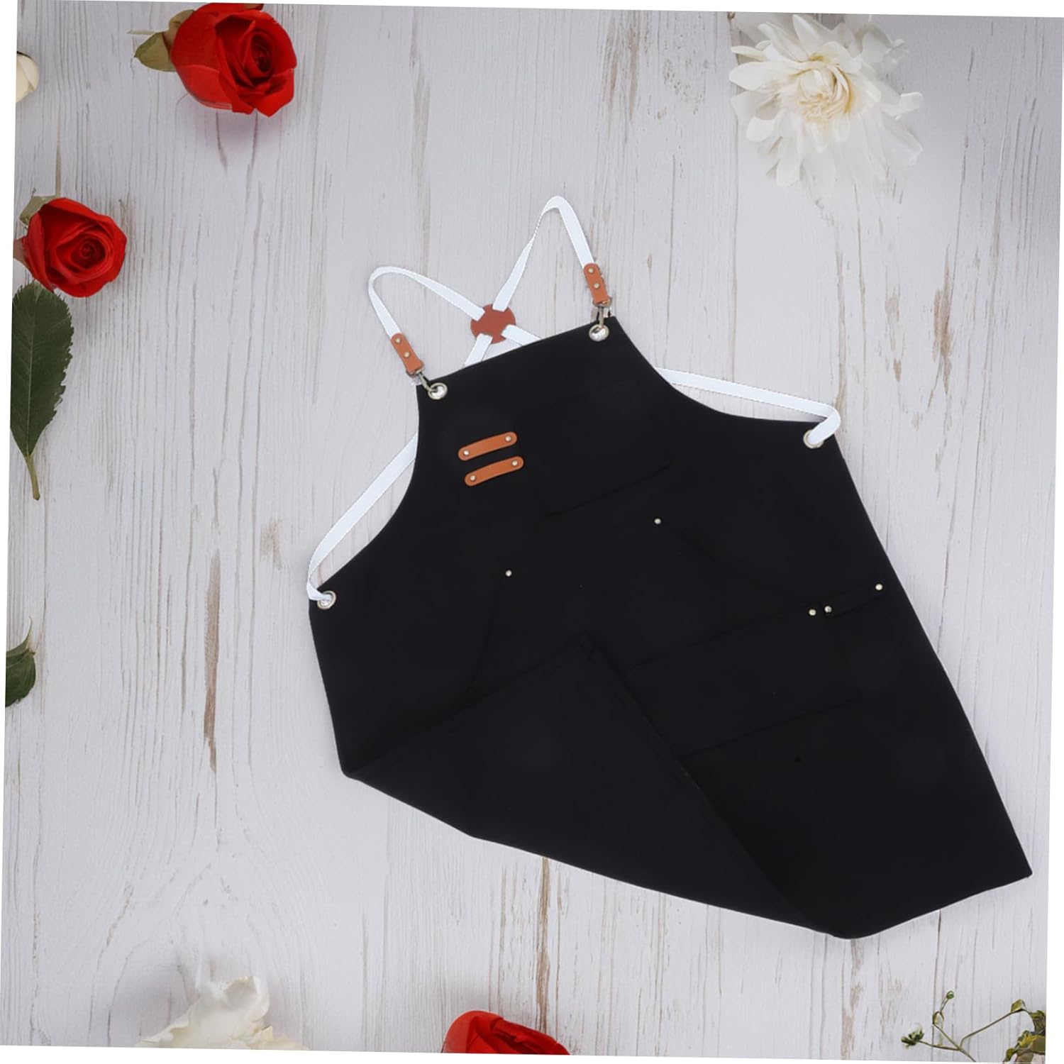 Multi-pocket Heavy Duty Canvas Apron for Men Work Apron for Bbq Woodworking and Outdoor Tasks Tool Organizer