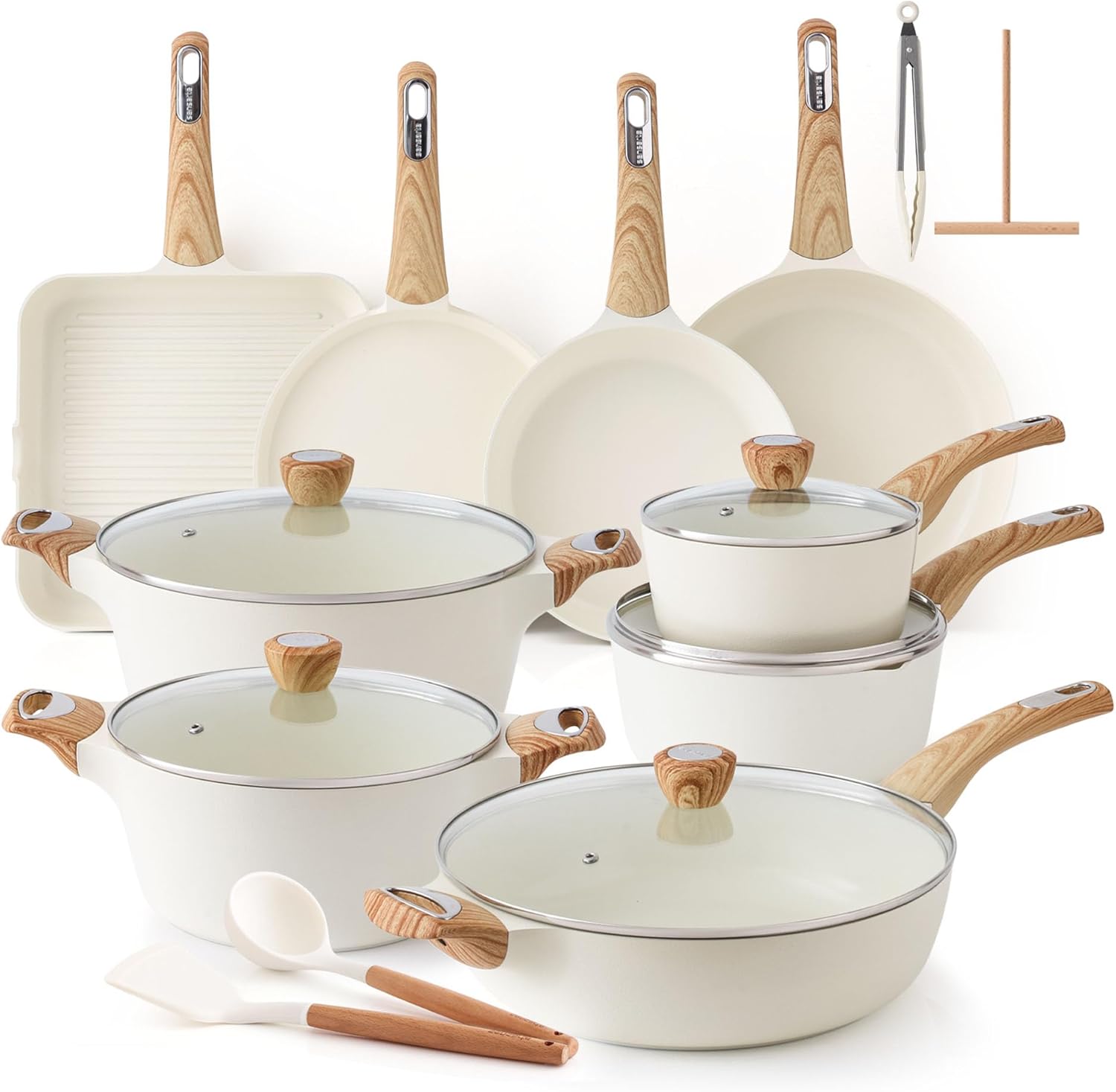 SENSARTE Ceramic Cookware Sets