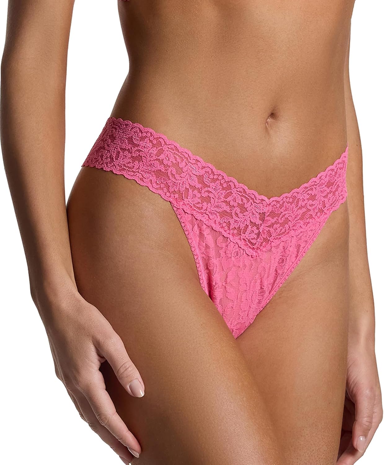 Hanky Panky Women's Signature Lace Original Rise Thong Panty - Image 2