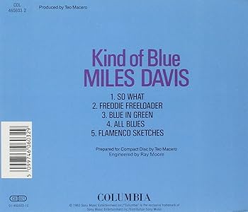 Miles Davis - Miles Davis - Kind Of Blue - Columbia - 460603 2