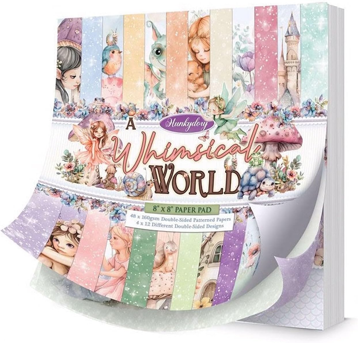 Hunkydory - Whimsical World 8" x 8" Paper Pad