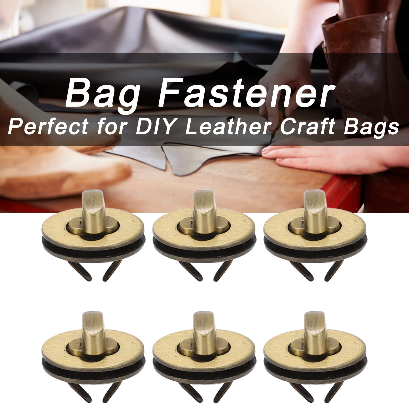 Chiusure Per Borse,10 Pcs Chiusura A Torsione Chiusura Per Borsa Con Basi, Accessori Hardware Twist Lock Fermagli, Chiusure A Rotazione Per Copertura In Tela Del Tettuccio Della Barca(senza Vite