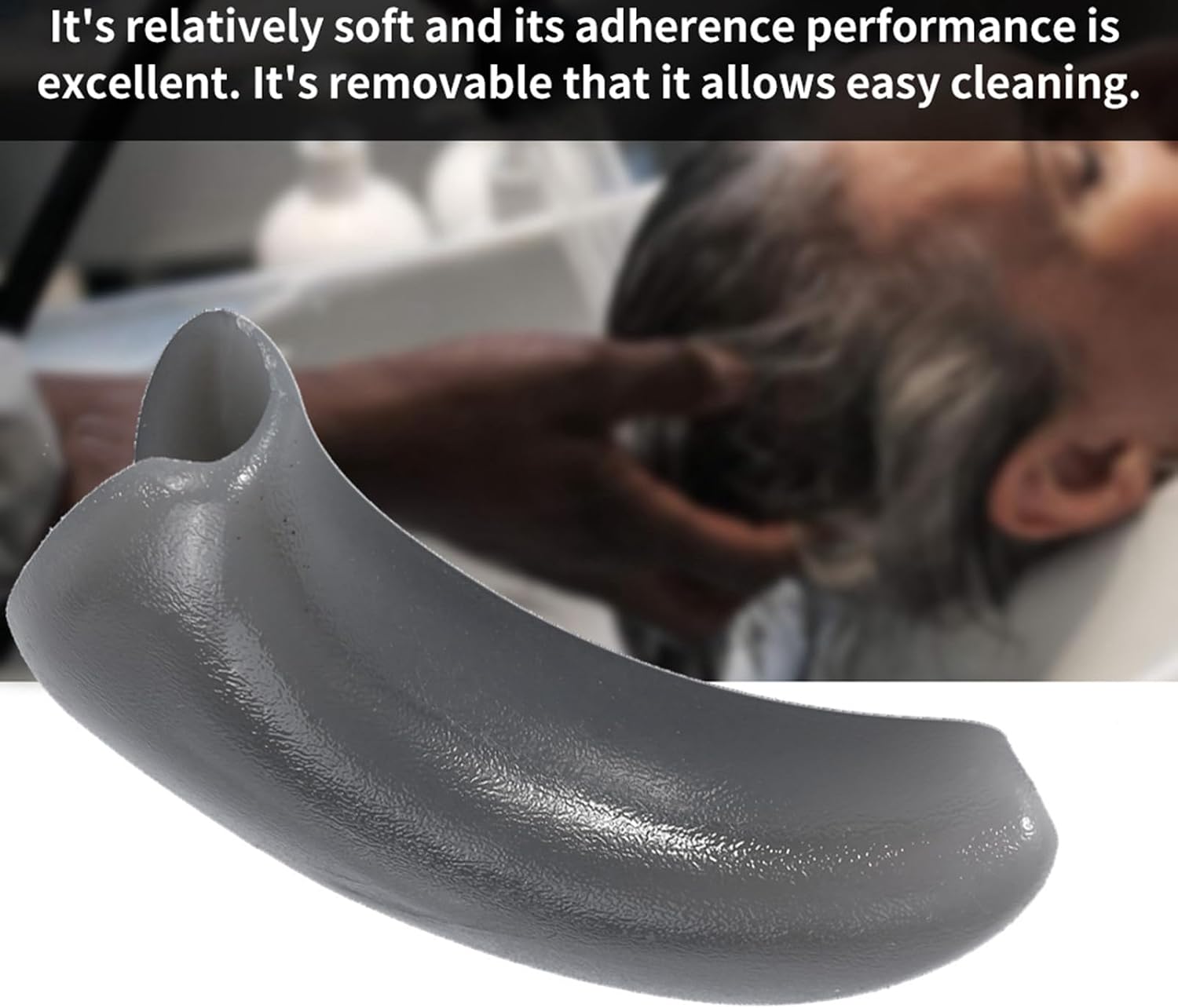 Salon Neck Rest Cushion, Silicone Vertical Shampoo Bowl Pillow headwash neck protector, Durable Soft Hair Washing Sink Basin Tool hairdresser washbasin hairdressing accessories