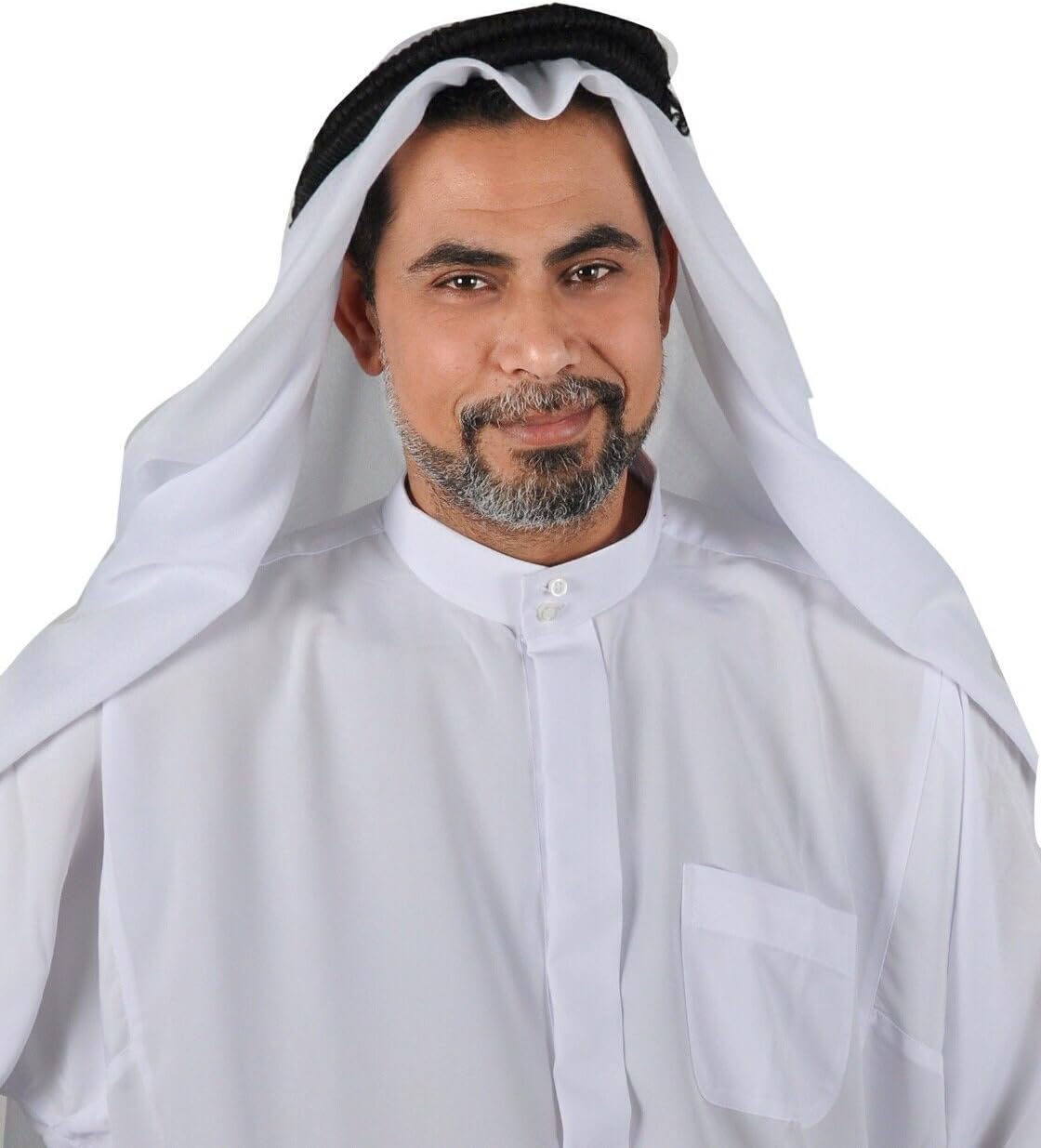 Egypt Bazar Traditional Arabic Headpiece Sheikh – Arab Headscarf Carnival Costume Colour: White