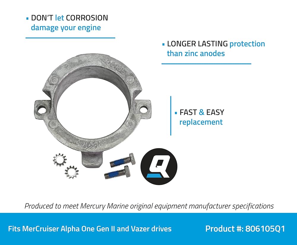 MSC「001+α」 Alpha One Magnesium Anode Kit | BoatZincs.com