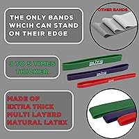 Vista 3 de Heavy Thick Resiance Bands Set of 3, Monster Short Bands, Deadlift Band, Glute Activation, Booty Exercise, Hip Band and Dynamic Warm