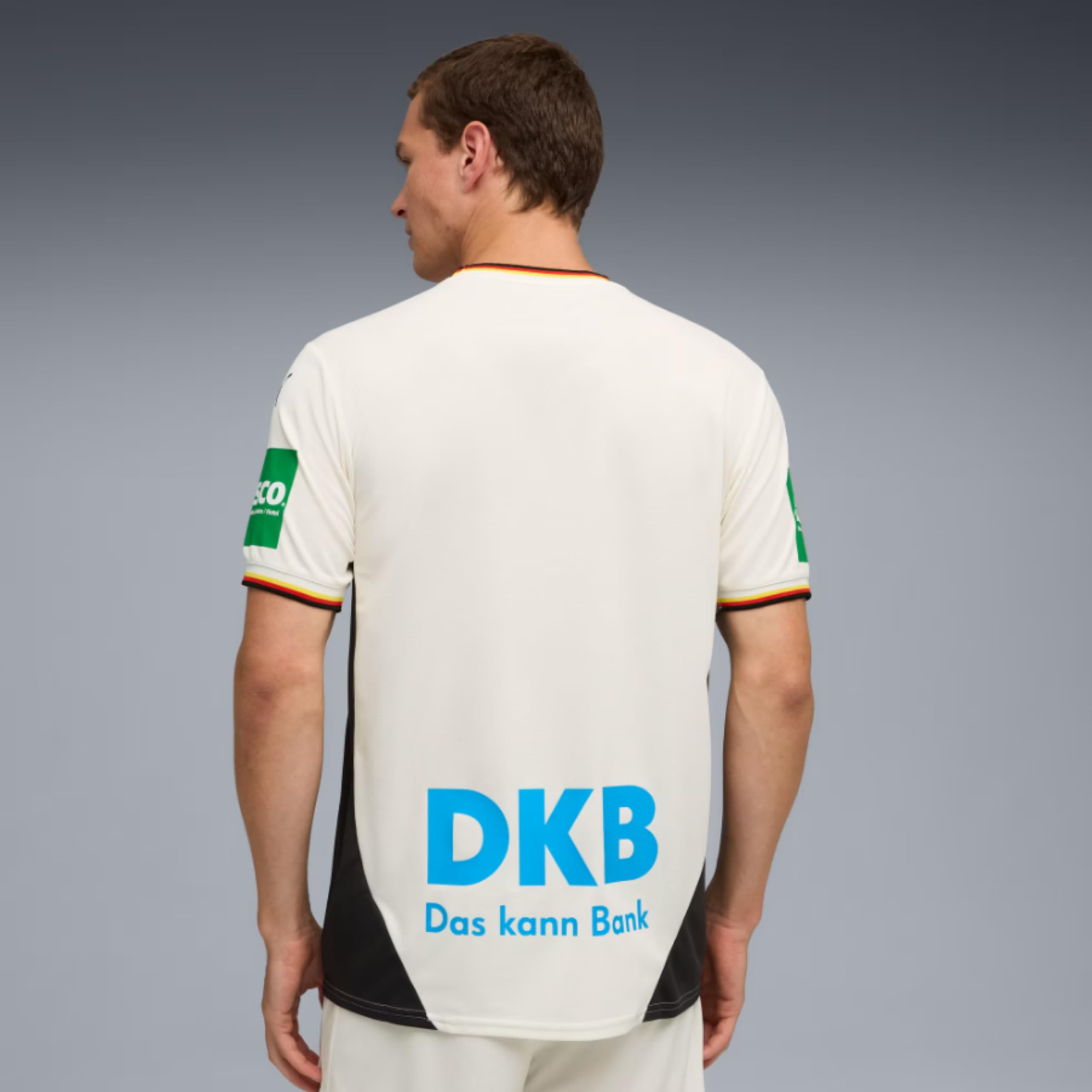 PUMA Original DHB Handball Trikot Herren [Home Euro 2026] Offizielles Handball Trikot [Spieler oder Personalisiert] Sportbekleidung Sport Tshirts Herren Shirt Männer