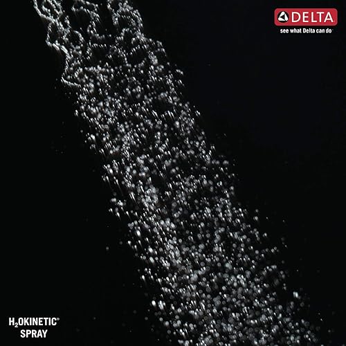 Miniatura 10 de Delta Faucet Ara 14 Serie T14467-SS - Juego alcachofa de ducha con pulverizador H2Okinetic, acero inoxidable (válvula no incluida), T14467, 0 volts